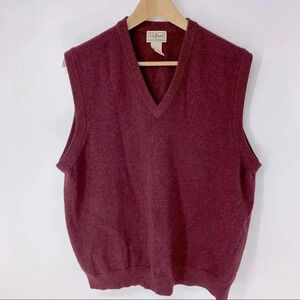 L.L. Bean Lambs Wool sweater vest